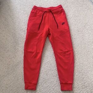 COPY - Nike Pro Tech Joggers - University Red color men’s size small